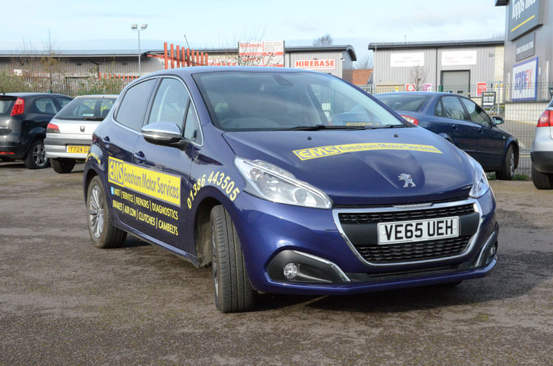 Courtesy Car at Evesham Motor Services in Worcestershire