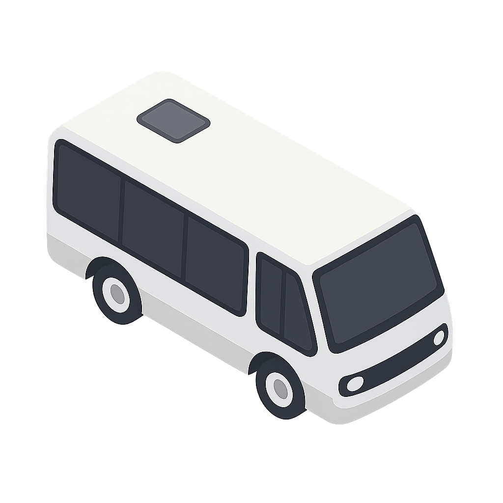 MOT's by EMS Evesham mini bus