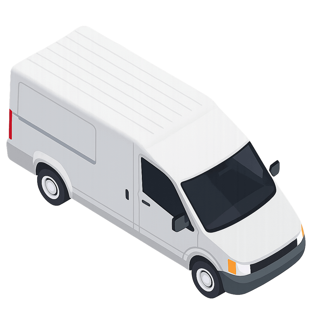 MOT's by EMS Evesham delivery van